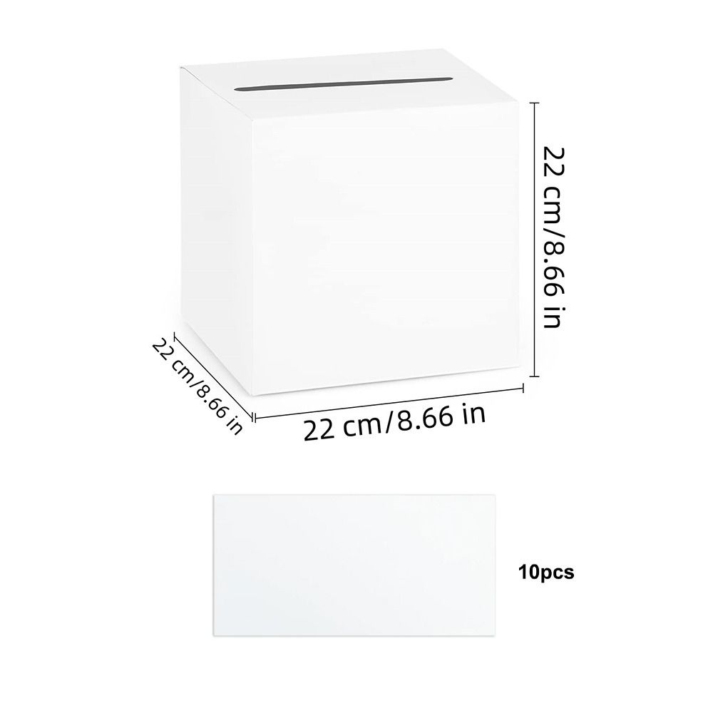 Wedding Card Box - Scatola Portacarte Nuziale Bianca e Nera