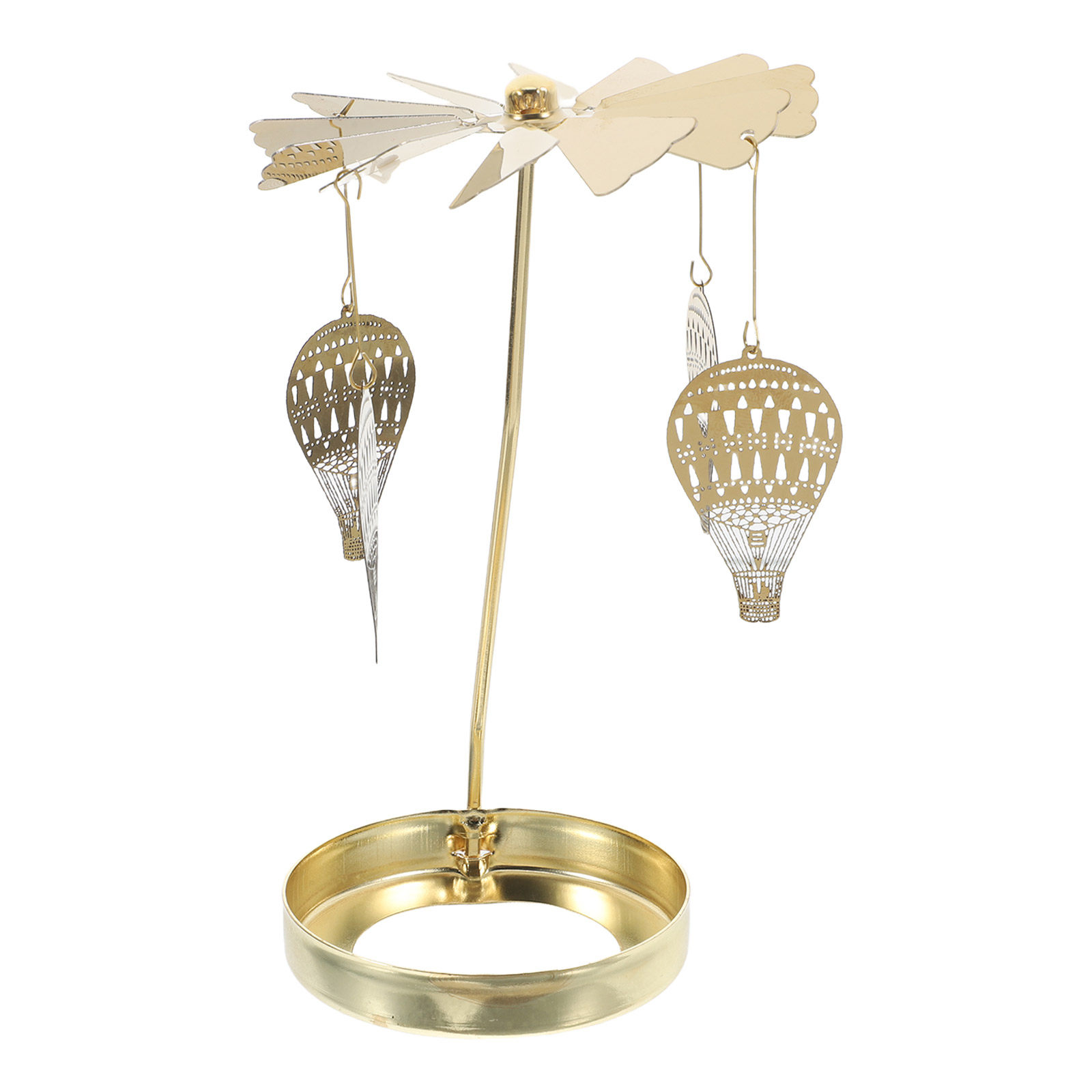 Wedding Supply Decor - Supporto Rotante in Metallo per Candele