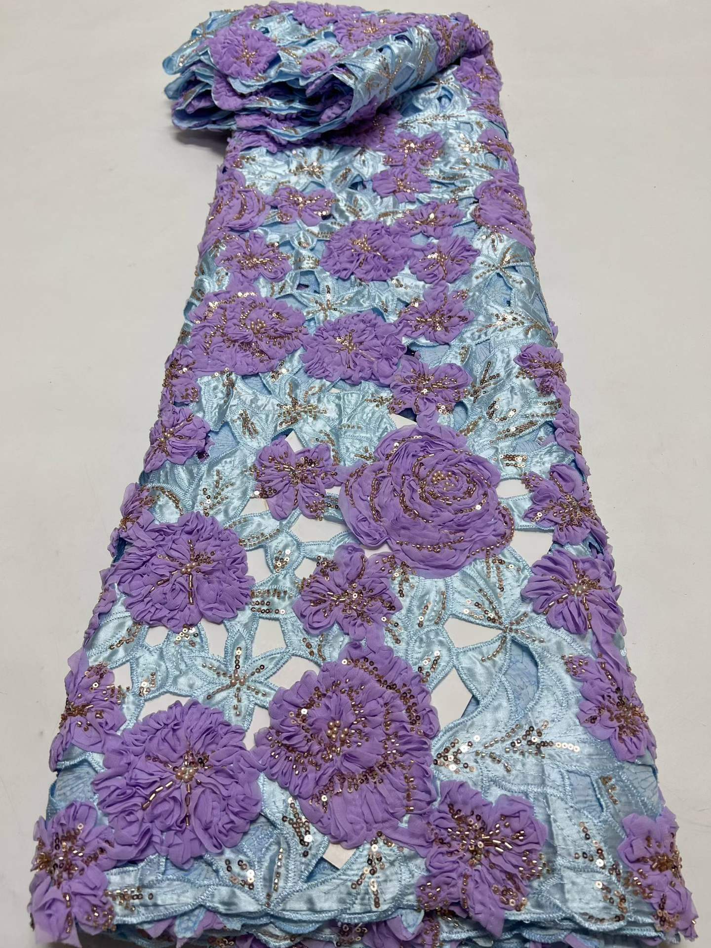 Wedding Dress Supply - Tessuto di pizzo africano di lusso