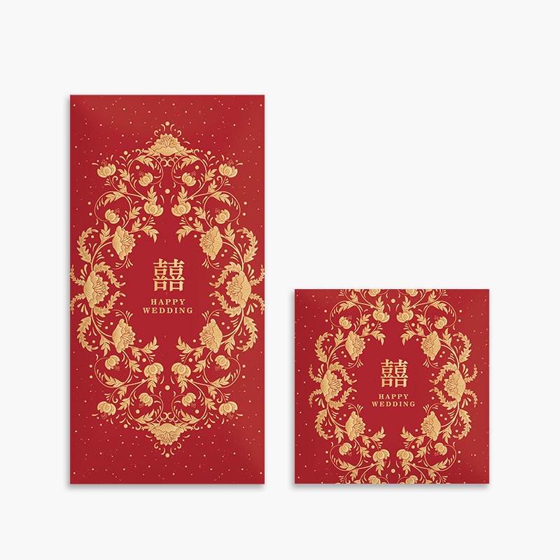 Wedding Envelopes - 10 buste rosse tradizionali cinesi per