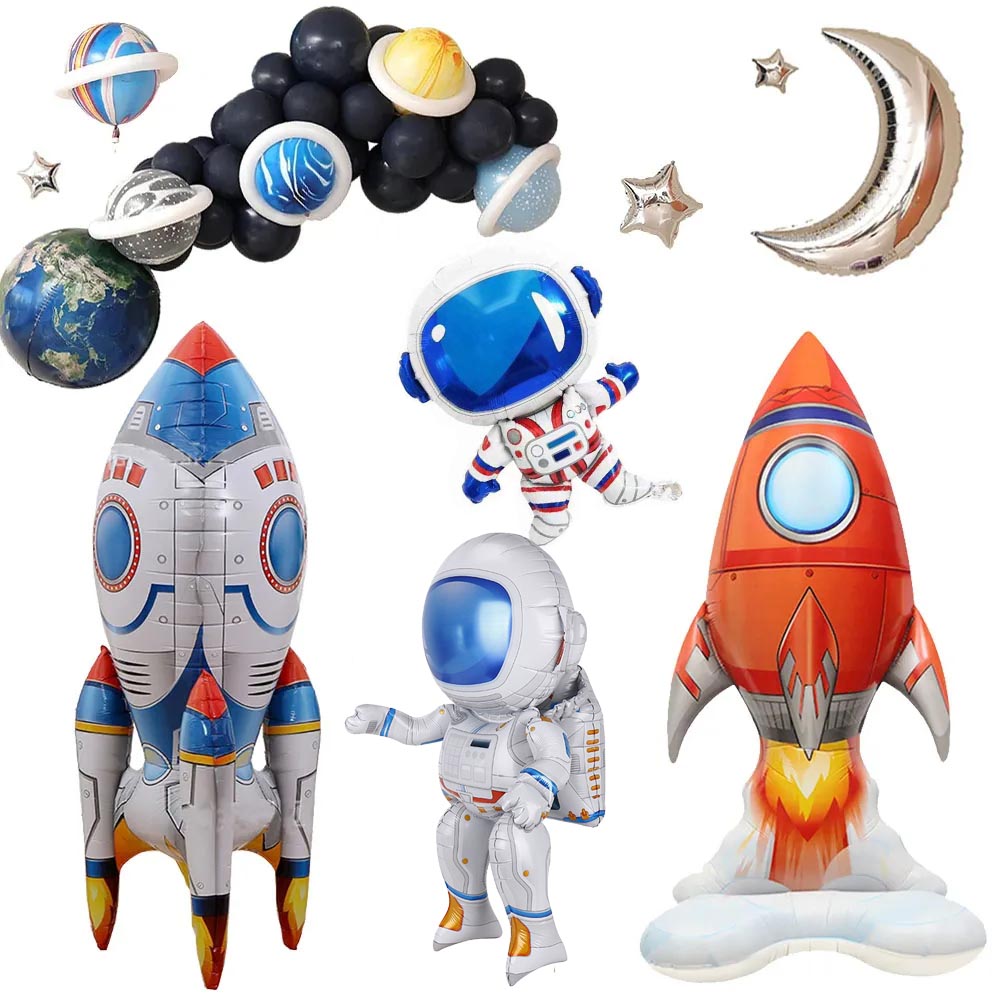 Confetti Balloon Set - Palloncino foil astronauta 3D Palloncini a