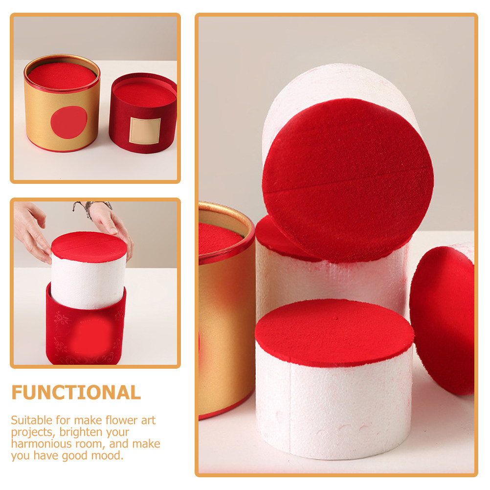 Wedding Supply Decor - 2 Pezzi Blocchi Rotondi di Spugna