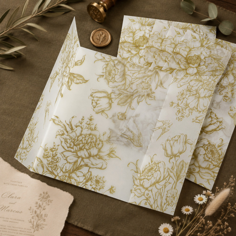 20/50 pezzi di buste in pergam - Wedding Envelopes recensione e prezzo