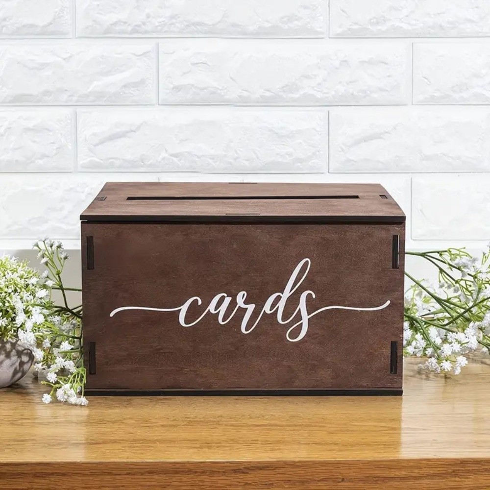 Nuova Scatola in Legno per Big - Wedding Card Box recensione e prezzo