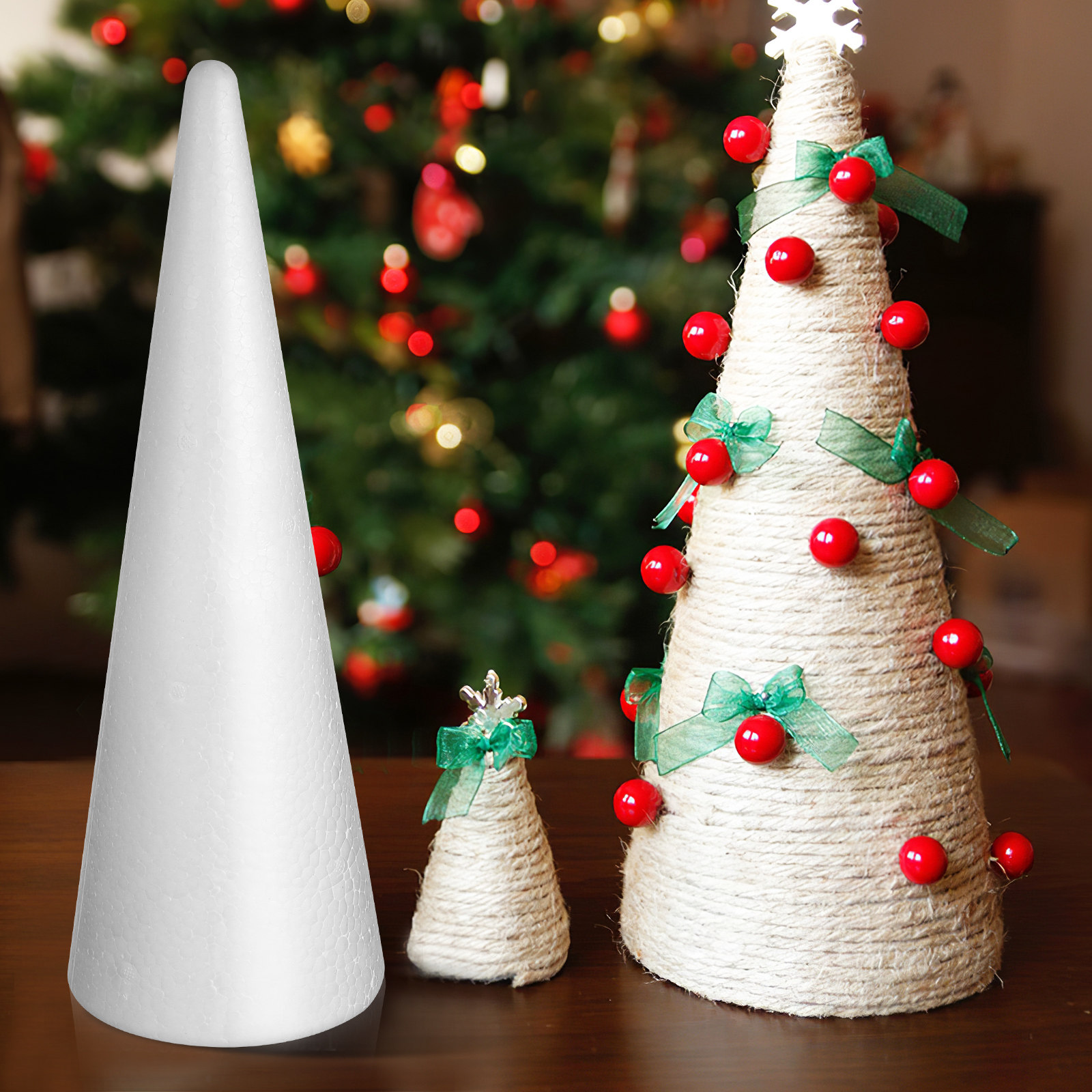 2 Pezzi di Coni in Schiuma Bia - Wedding Supply Decor recensione e prezzo