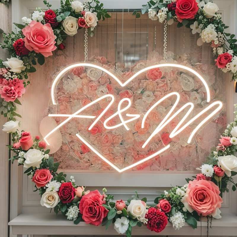 Insegna al neon a LED con iniz - Wedding Led recensione e prezzo