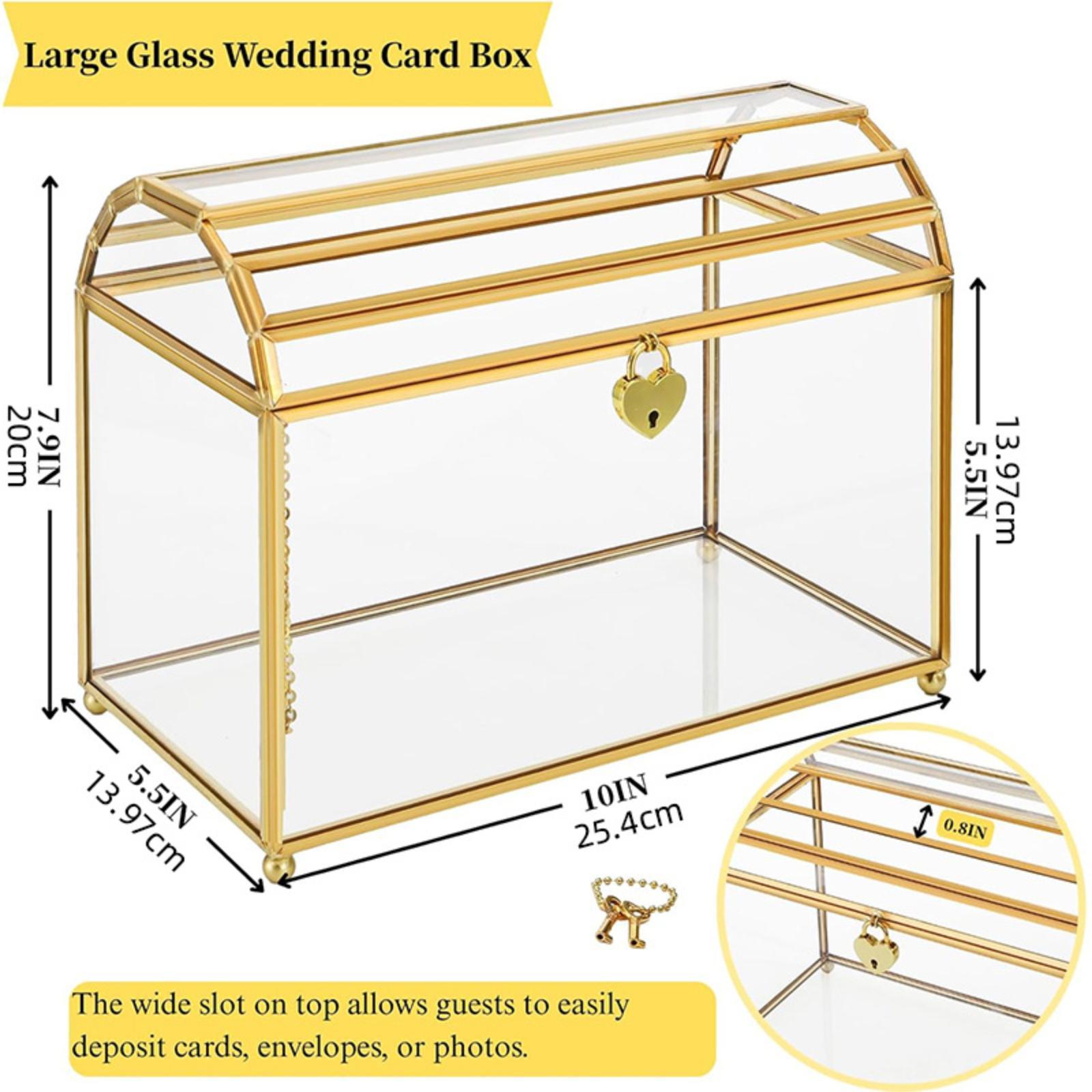 Contenitore in vetro per bigli - Wedding Card Box recensione e prezzo