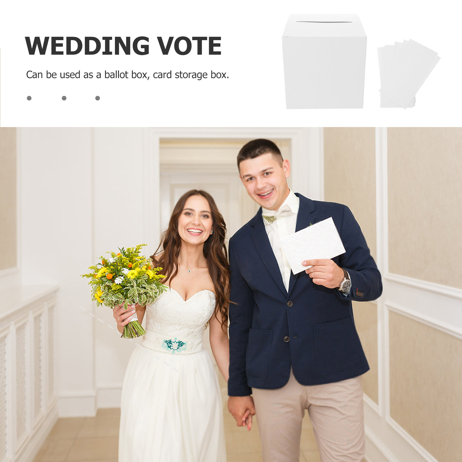 1 Set di Scatole Bianche per B - Wedding Card Box recensione e prezzo